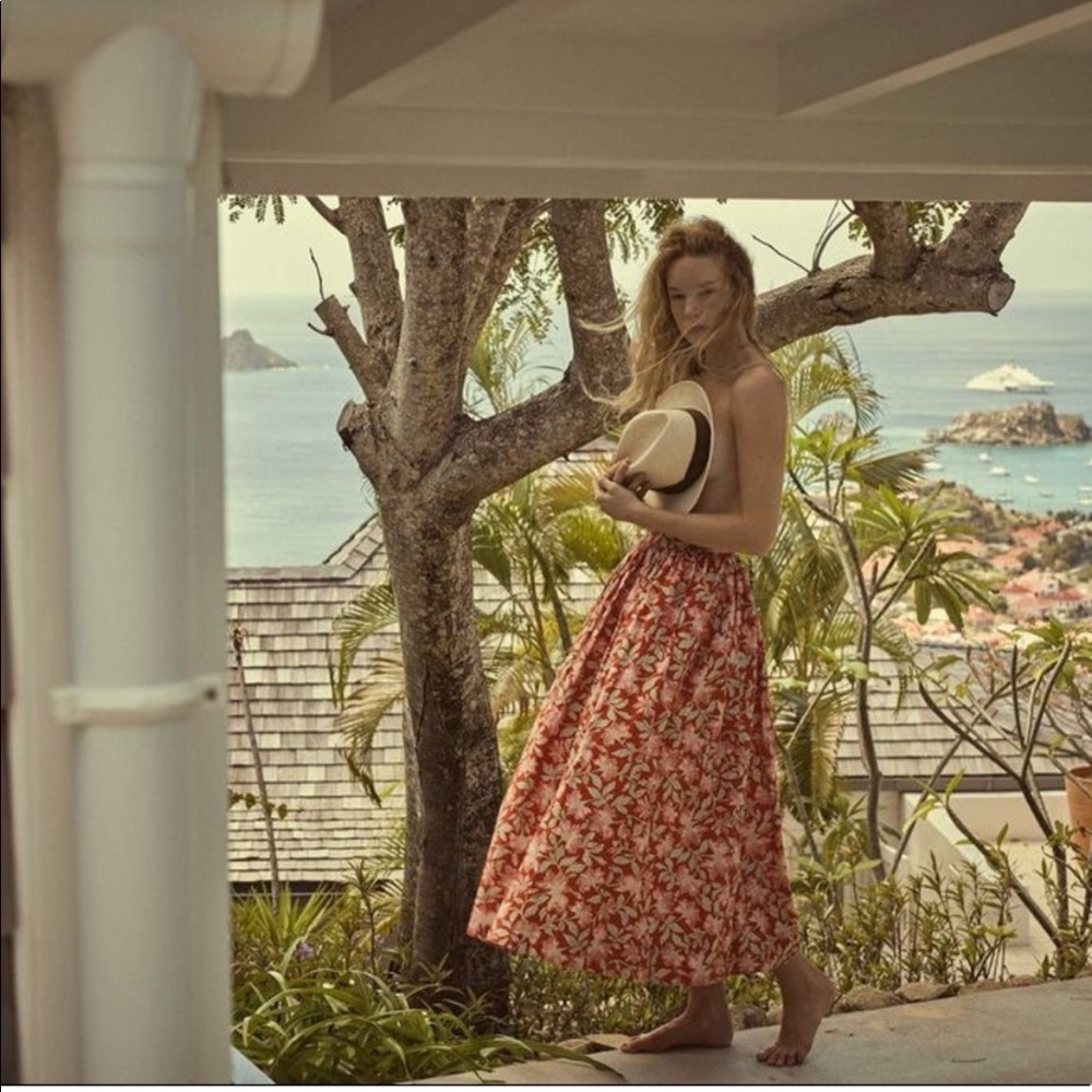 Doen chelle blouse and amalfi skirt, xs, NWT